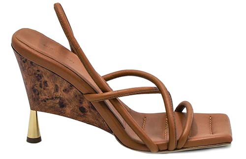 Leather sandals, Gia Couture x Rosie Huntington-Whiteley